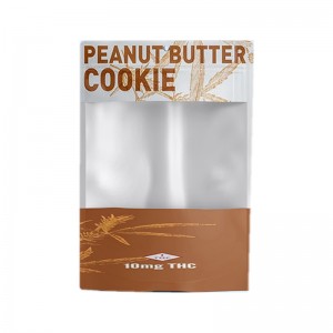 Maßgeschneiderte Standbeutel für Lebensmittelverpackungen mit durchsichtigem Reißverschluss