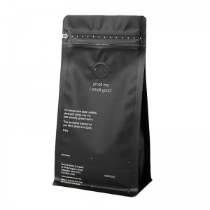 Zip Lock 100g Kaffeeverpackung Standbeutel und Kaffeebeutel 1kg mit Entgasungsventil und individuell bedruckter Kaffeebeutel mit Ventil