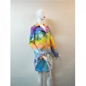 MEHRFARBIGE WILDLEDERJACKE RLWSJ0007N