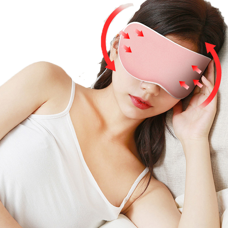 USB Steam Eye Mask, beheizte Schlafmaske zur Erwärmung der Augen mit Zeit- und Temperaturregelung zur Linderung von geschwollenen Augen, dunklen Zyklen, trockenen Augen und müden Augen