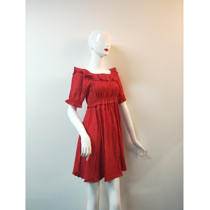 ROTES KLEID DER DAMEN TBWD0012M