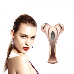 3D Microcurrent Facial Roller, Multifun Face Beauty Roller, Massagegerät gegen Hautalterung, Verbesserung der Gesichtskontur, Hautton, Faltenreduzierung und straffe Körperhaut, glatte Grübchen, professionelle Hautpflege