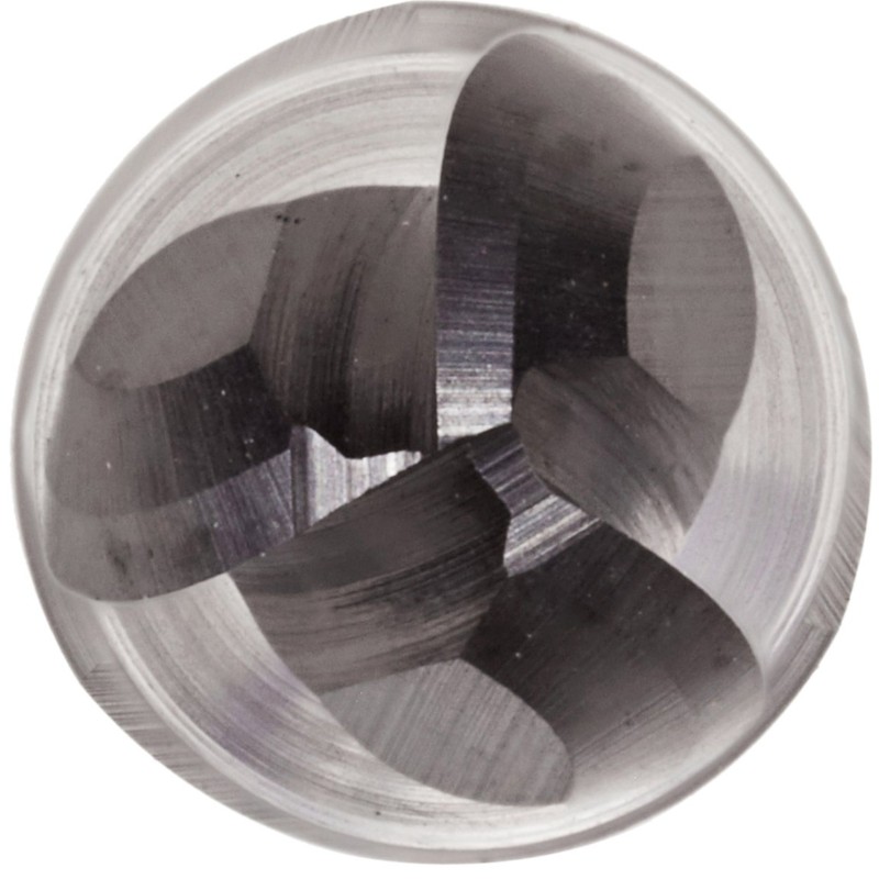 Hartmetall-Mikro-Kugelkopffräser, AlTiN-Monolayer-Finish, 30-Grad-Wendel, 3 Nuten, 1,5000 