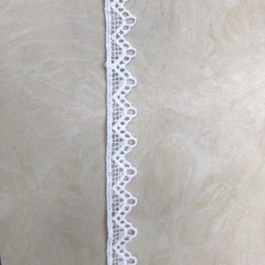 22 # milch seidenspitze, polyester / nylon spitze, baumwollspitze