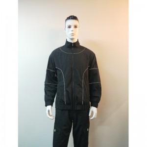 SCHWARZE WINDBREAK-JACKE FÜR HERREN RLMJ0003