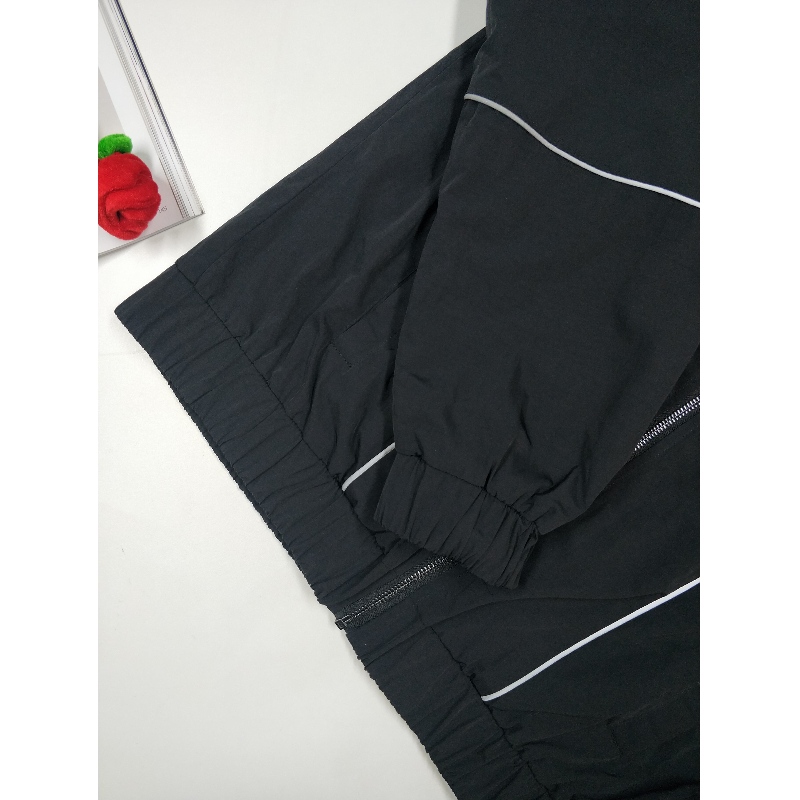 SCHWARZE WINDBREAK-JACKE FÜR HERREN RLMJ0003