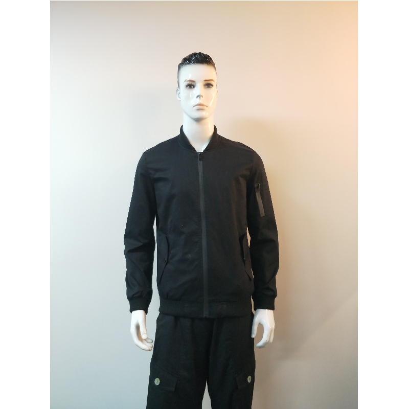 HERREN SCHWARZE LÄSSIGE JACKE RLMJ0006