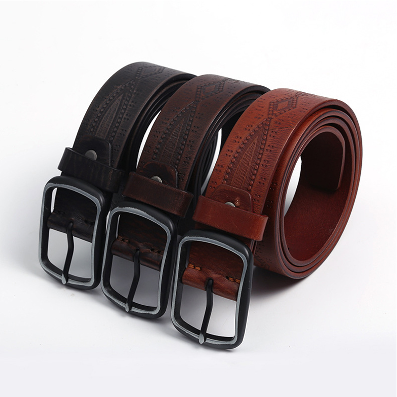 HD0827 - Anpassbarer High-End Herren Gneuine Ledergürtel