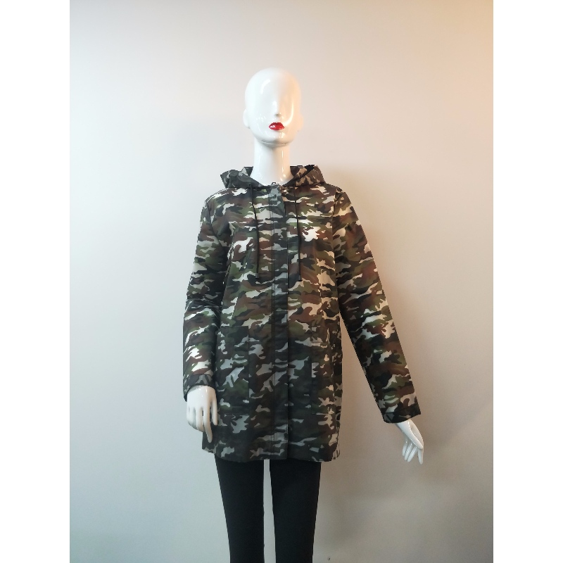 DAMEN-TPU-JACKE RLWTJ0005 MIT CAMO PRINT