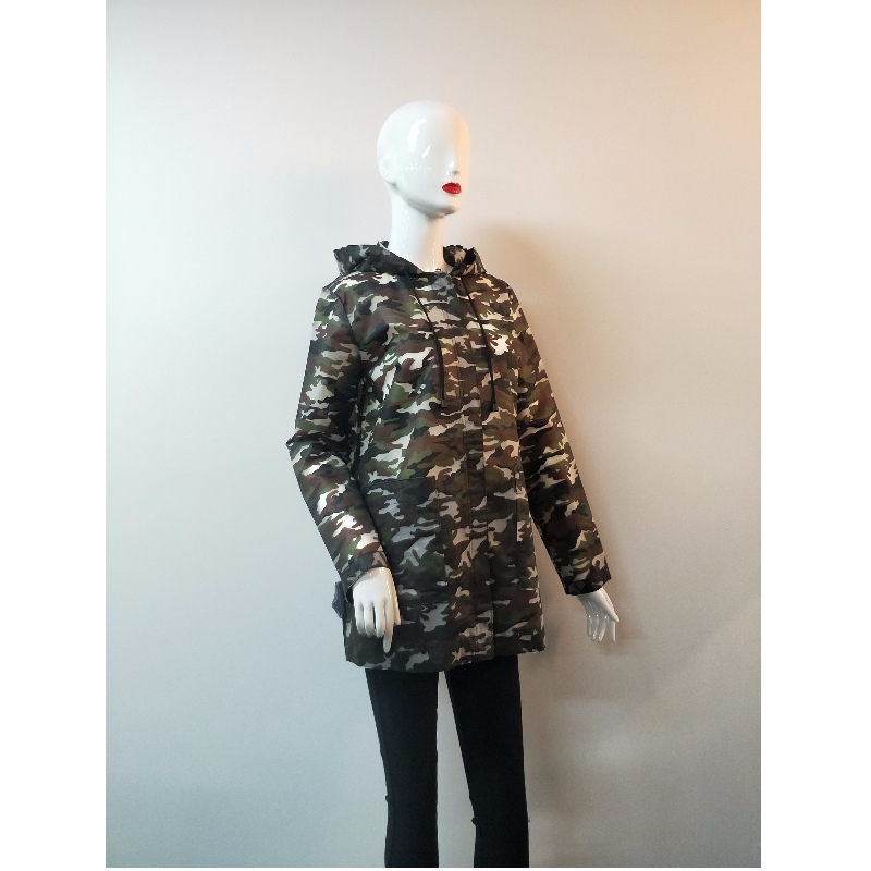 DAMEN-TPU-JACKE RLWTJ0005 MIT CAMO PRINT