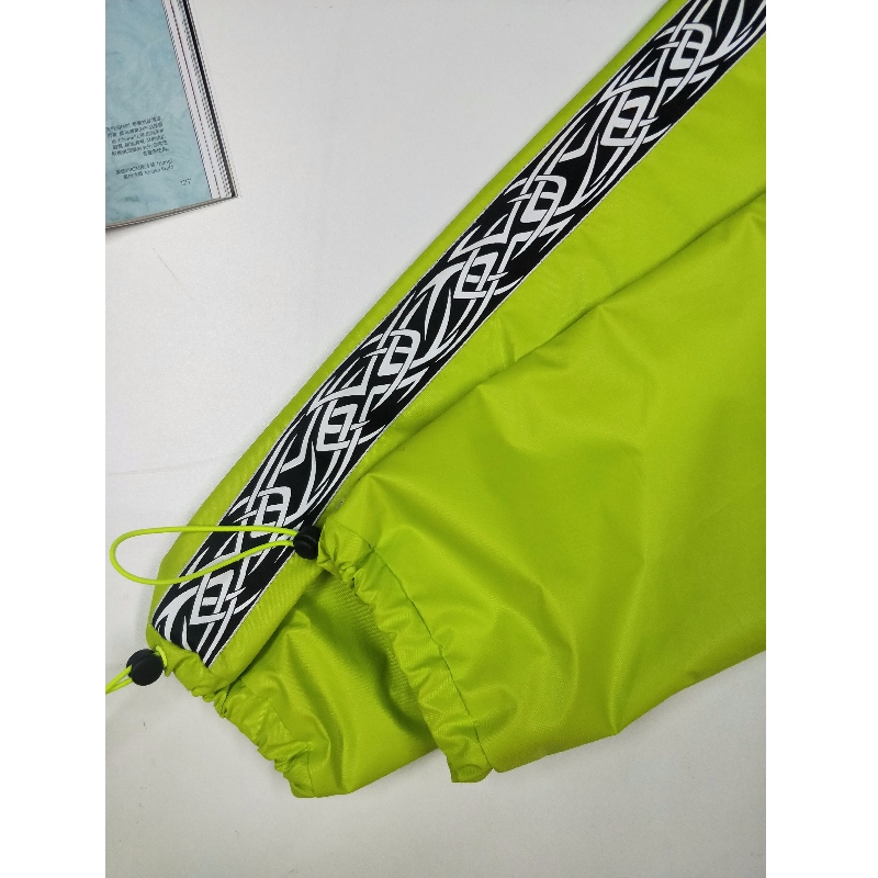 LADIES FLUORESCENT GREEN LANGLEINIGE WINDBREAK-JACKE RLWJ0009