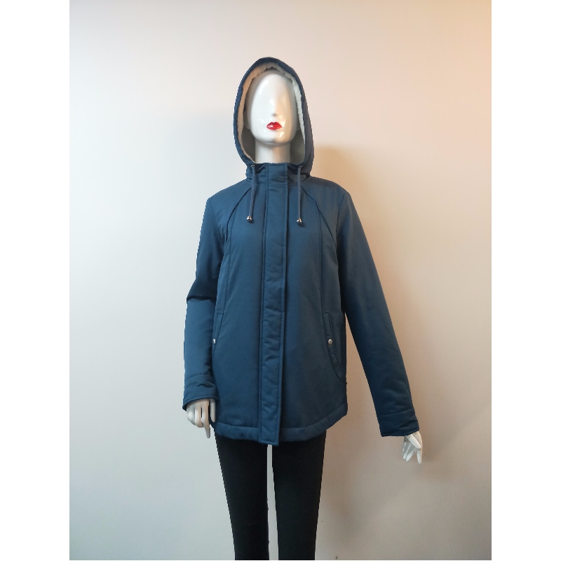 WATTIERTER MANTEL DER DAMEN MIT HAUBE RLWPC0001