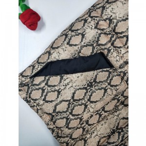 SERPENTINISCHER GEDRUCKTER MANTEL DER DAMEN RLWPC0008