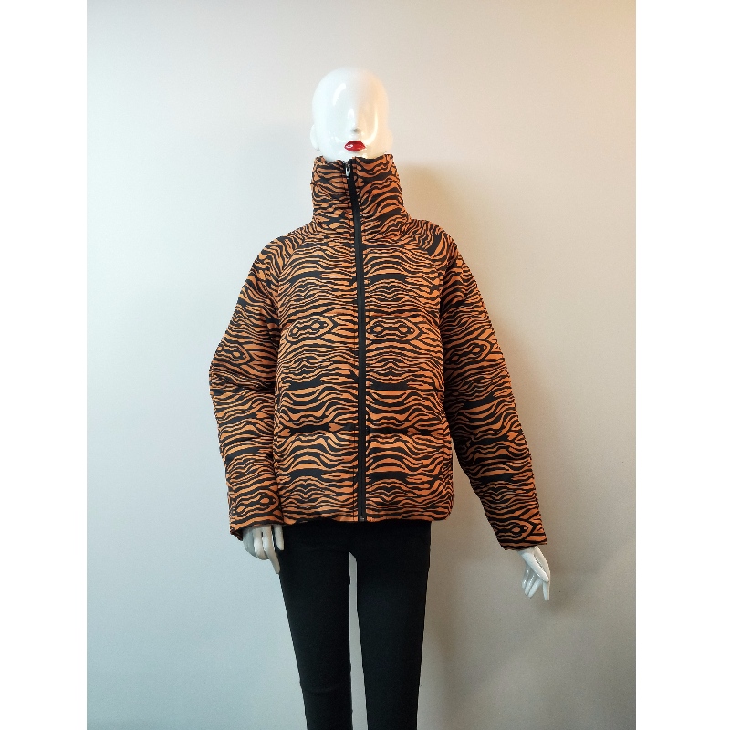 DAMEN PUFFER MANTEL MIT HOHEM STANDKRAGEN RLWPC0009