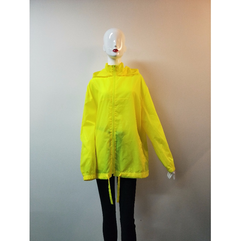 DAMEN GELBE WINDBREAKER-JACKE RLWWJ0003