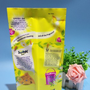 Stand-up-Auslauf Plastikwaschflüssigkeit Flüssigseifenbeutel / Waschmittelverpackung