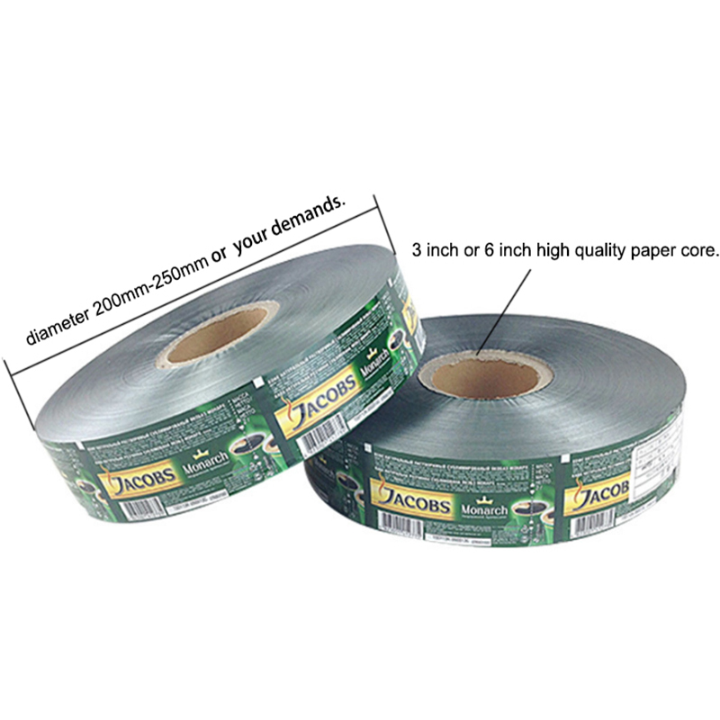 laminiertes material haustier / vmpet / pe shampoo verpackung kunststoff rollfilm mit individuellem logo design druck