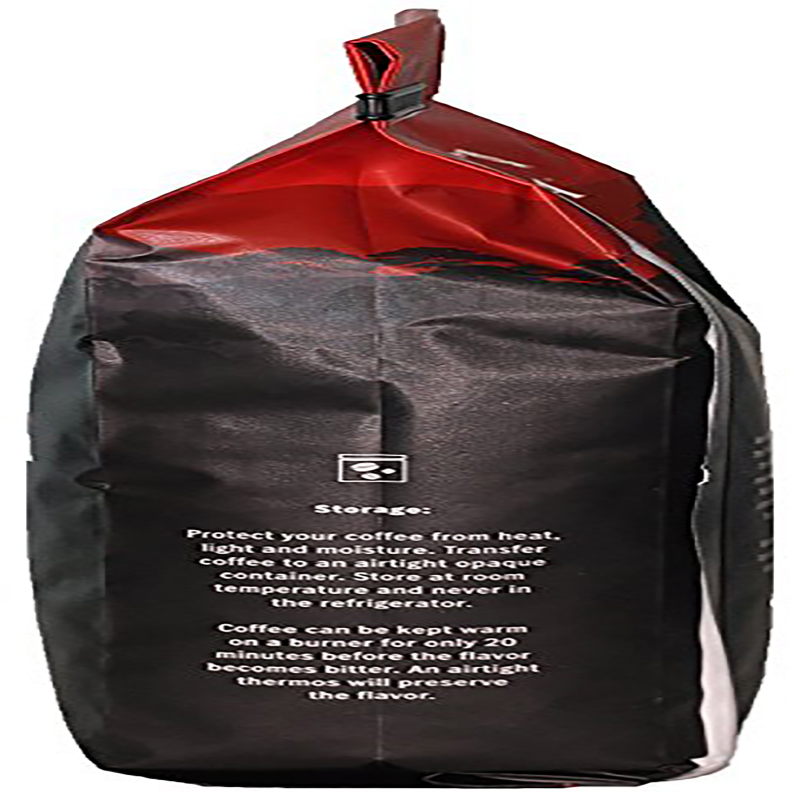 Kundenspezifisches Logo gedruckt Quad Seal 2,5 kg 3 kg 5 kg 10 kg 15 kg laminiertes Material Big Large Coffee Bags