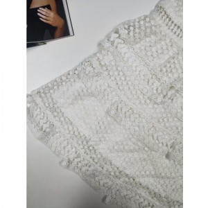 DAS WEISSE SPITZENKLEID DER DAMEN JLWD0040