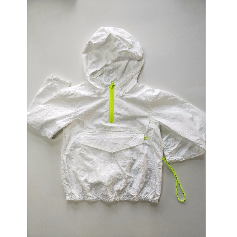 WHITE HOODED WINDERBREAKER RLCJ0004N FÜR KINDER