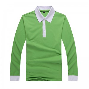 Langarmhemd mit Kontrastkragen