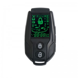 Zwei-Wege-Hopping-Code LCD-Fernbedienung Auto Sicherheit Auto-Alarm-System