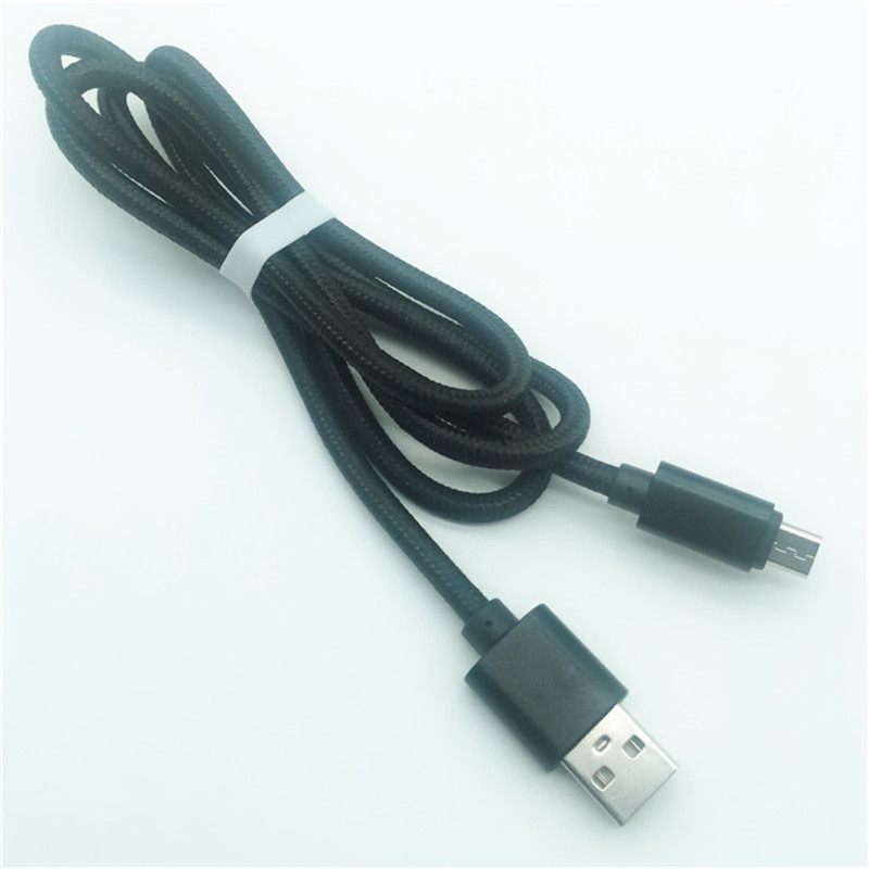 Kps-1005cb micro 3ft od4.5mm micro flexible schnellladegerät usb kabel für android handy