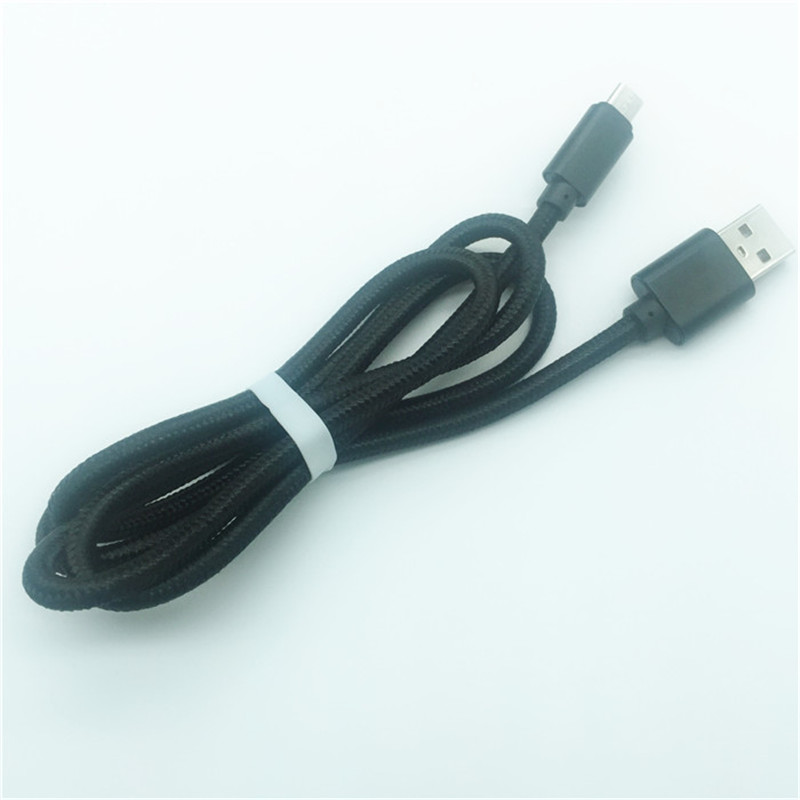 Kps-1005cb micro 3ft od4.5mm micro flexible schnellladegerät usb kabel für android handy