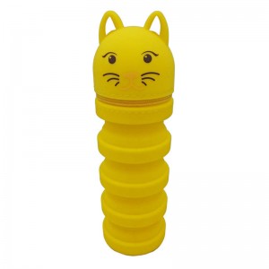 Silikon federbeutel benutzerdefinierte reißverschluss lustige federmäppchen