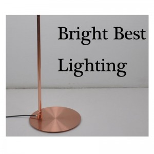 Stehleuchte mit Einstellfunktion und flachem Fuß