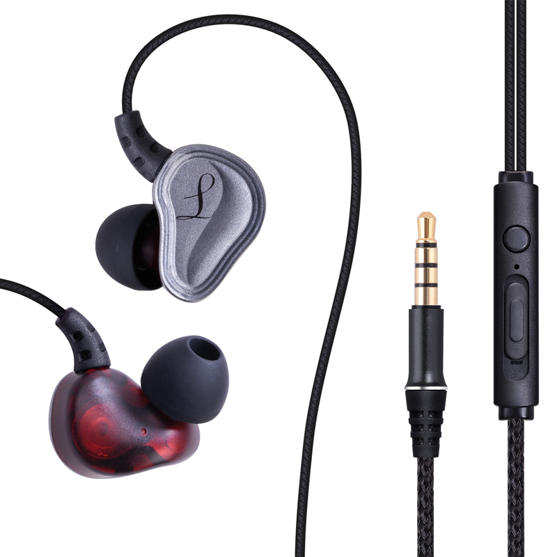 Neuer Earhook Sport Dual Dynamic Driver Kopfhörer mit Kabel