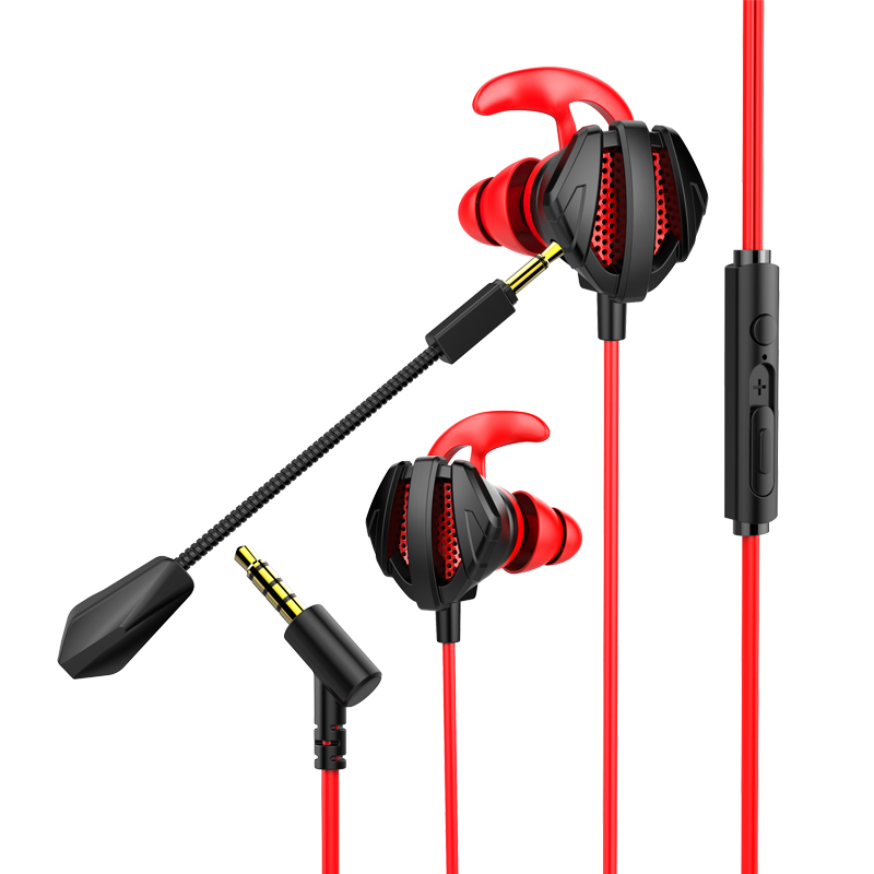 E-Sport mit Mikrofon-Plug-and-Play-Gaming-Headset In-Ear-Handy-Computer Universal-Kabelkopfhörer