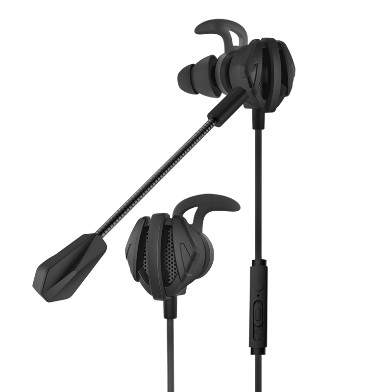 E-Sport mit Mikrofon-Plug-and-Play-Gaming-Headset In-Ear-Handy-Computer Universal-Kabelkopfhörer