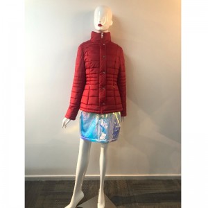 HOCHKRAGENMANTEL DER DAMEN IN ROT RLWPC0063