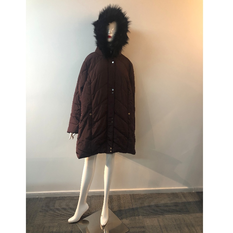 LILA HOODED COAT RLWPC0065 DER DAMEN