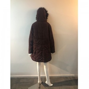 LILA HOODED COAT RLWPC0065 DER DAMEN