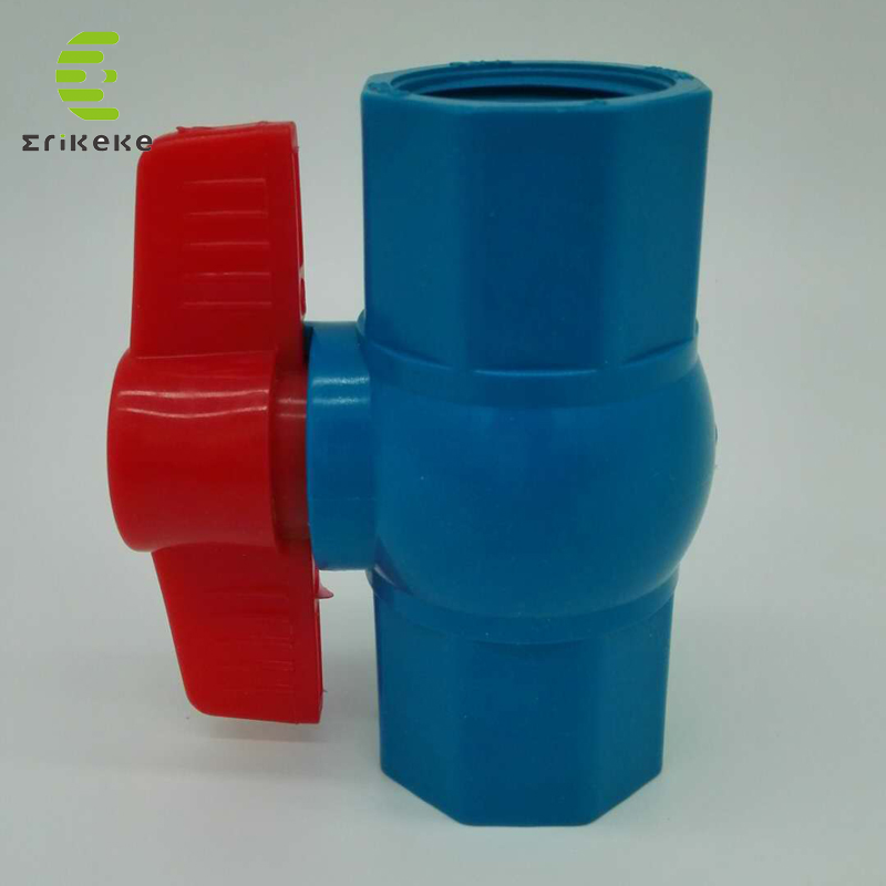 Achteckiger PVC-Hochdruckkugelhahn für Trinkwasser