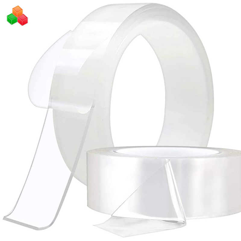 Förderung mode multifunktions waschbar wiederverwendbare abnehmbare doppelseitige starke klebende gel grip magic nano saugband
