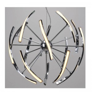 LED Pendelleuchte mit Aluminiumstreifen