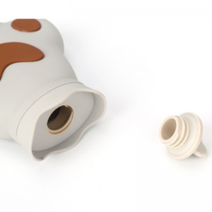 Silikon-Heißwasserbeutel Mini-Anti-Explosions-Wollsamt warme Handtasche