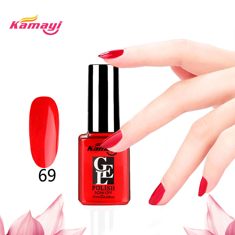 Kamayi Heißer Verkauf 12 ml Professionelle Organische Uv Farbe Gel Nagellack Grünen Stil Gelpoliermittel Für Nail art