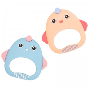 Silikon Baby Gum niedlichen Hühnchengummi Anti-Biss Hand beschwichtigen Backenzähne Spielzeug mütterlichen und Säuglingsprodukte