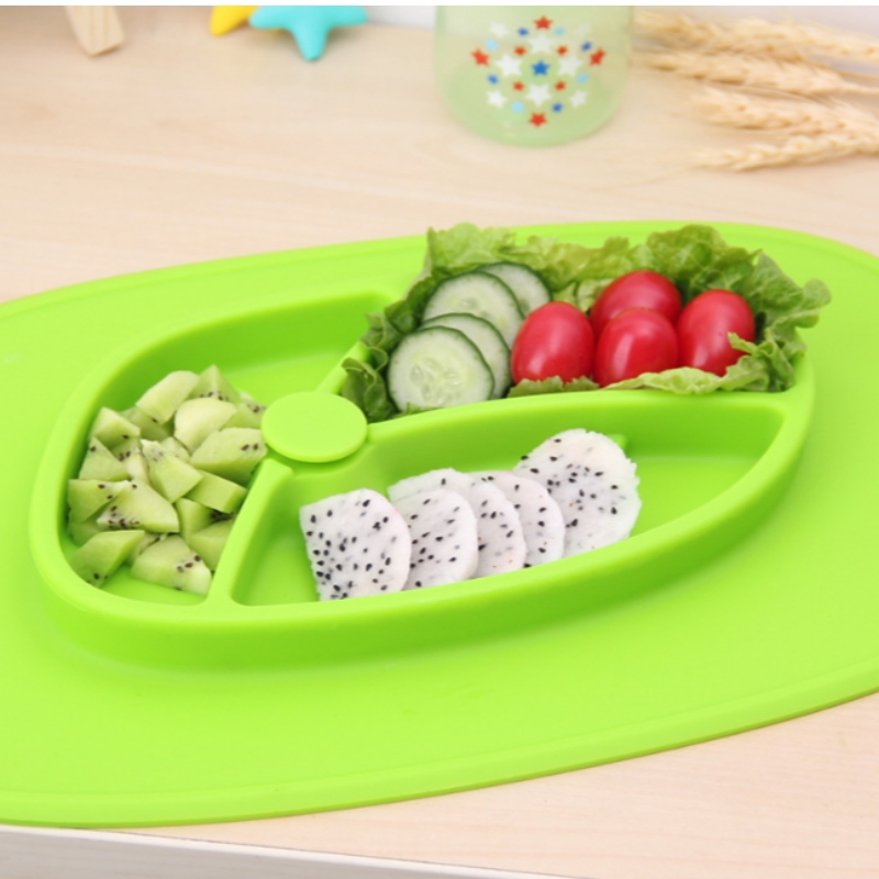 Kinder Silikon Mahlzeit Pad kreative Heimat Fütterung Geschirr Saugnapf Pad FDA Lebensmittelqualität