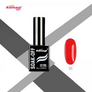Kamayi China Hersteller 72 Farben LED Natural Gel Polish Tränken Sie weg vom Gel Color Private Label UV Nagellack