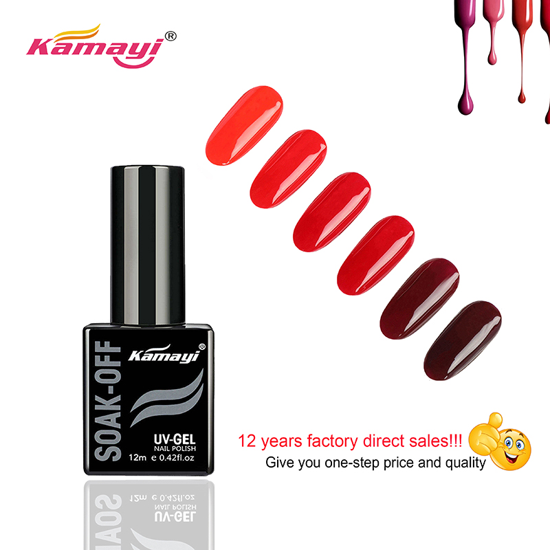 Kamayi 2019 neue billige professionelle Nagellack tränken entfärbende UV-Gel Nagellack