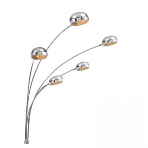 Moderne Stehleuchte mit Marmorsockel