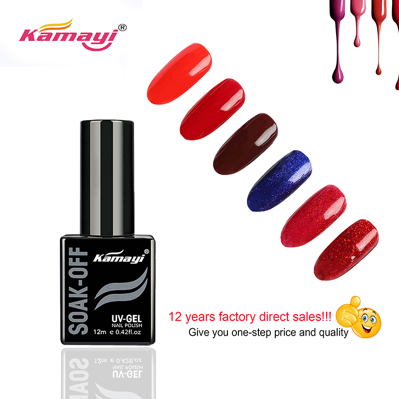 Kamayi 72 Color High Quality Nagelgelpoliermittel Langlebiger Schimmer Tränken Sie weg vom Gelpoliermittel GP071