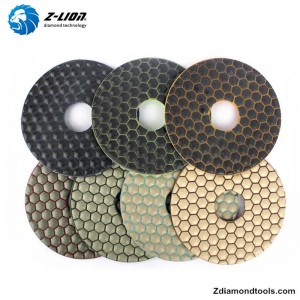 ZL-123D Resin Dry Betonpolierpads für Stein, Betonwerkzeuge