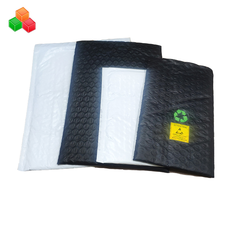 Kundengebundene Drucklogoblasenwerbung reißfeste aufgefüllte Plastiktasche / Co verdrängte Polyverschiffenumschlagblasenluft-Verpackungsbeutel