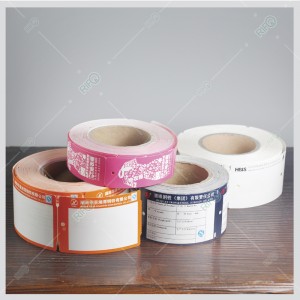 Stahlstange Hängeetiketten Hochtemperatur-Material PET-Kunststoffpapier